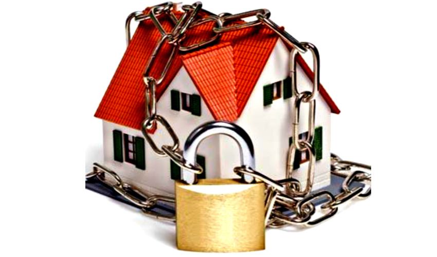 Icoon van een vergrendeld huis in Baarn Icoon van een vergrendeld huis in Baarn